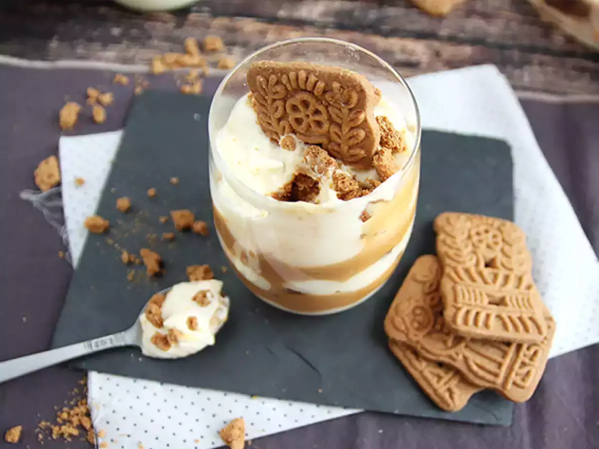 Tiramisu spekuloosikekseillä ja suolakinuskilla - kuva 4