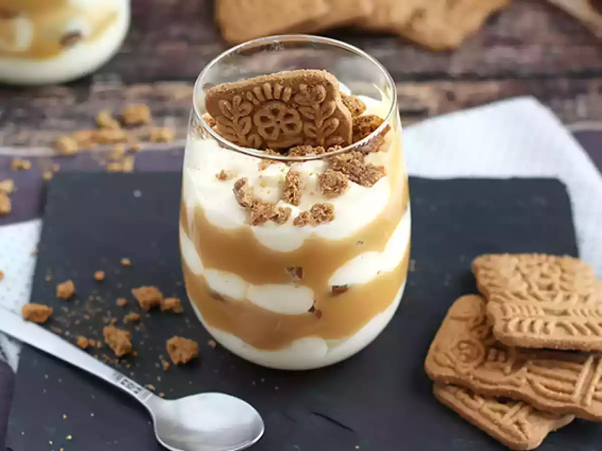 Tiramisu spekuloosin ja suolavoi-karamellin kanssa