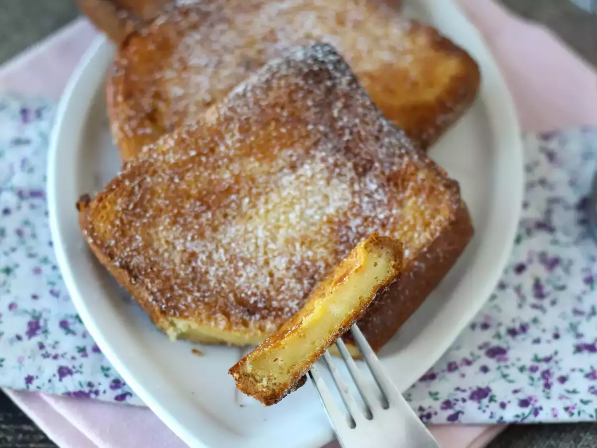 Torrijas ilmankuumentimessa briossileivän kanssa, perinne ilman komplikaatioita - kuva 3