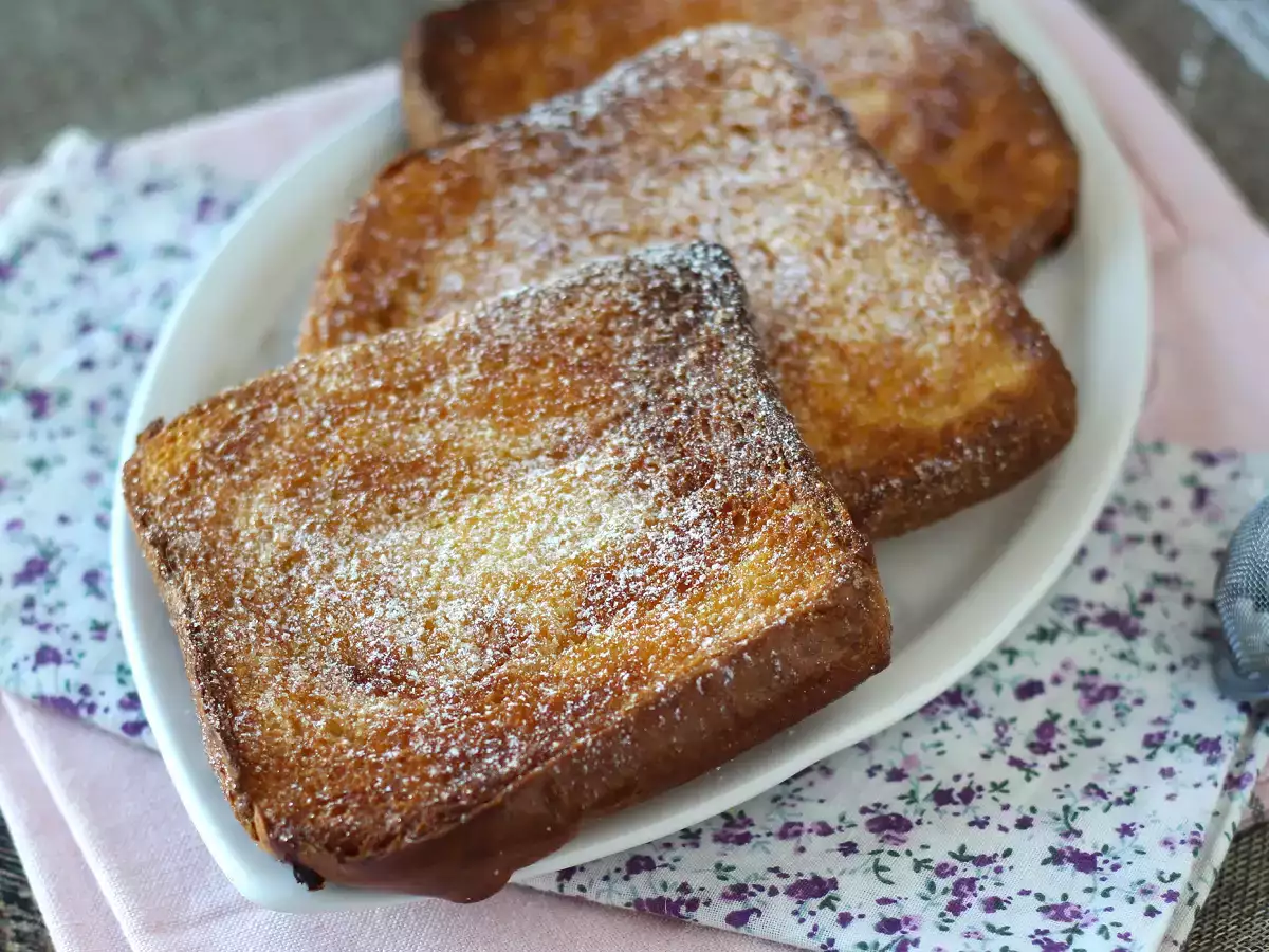 Torrijas ilmankuumentimessa briossileivän kanssa, perinne ilman komplikaatioita - kuva 7