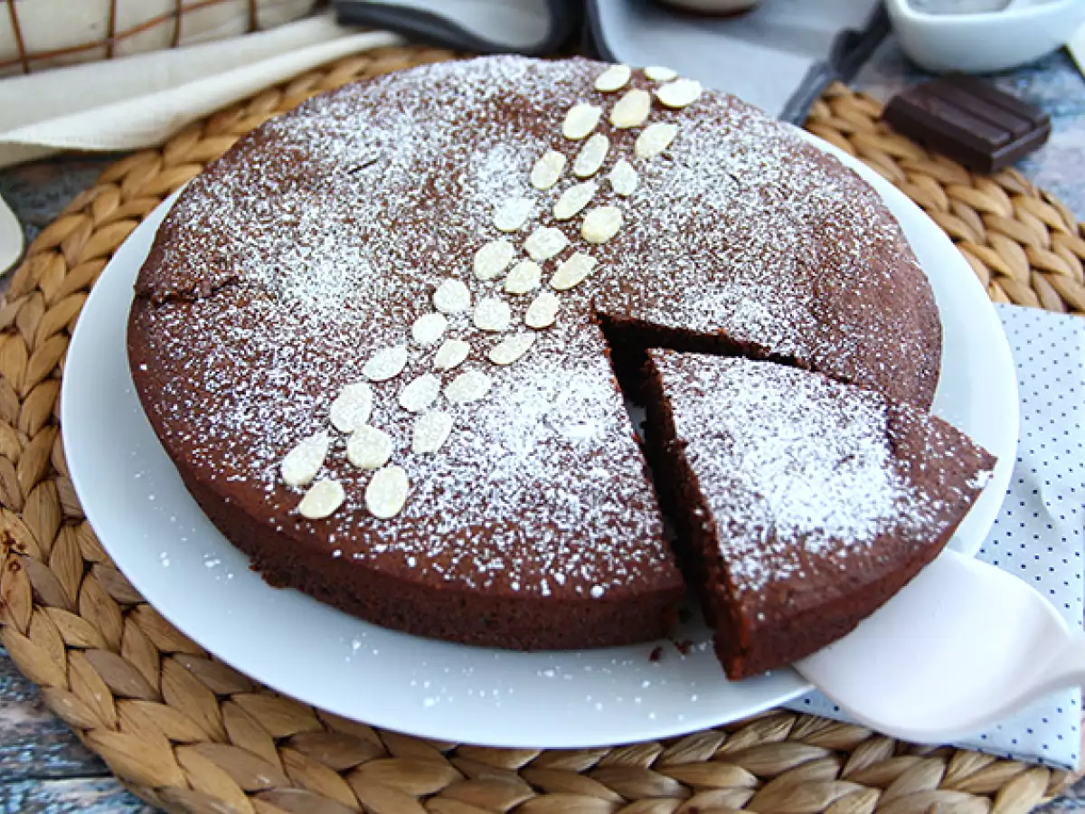 Torta Caprese – mehevä suklaakakku - kuva 5