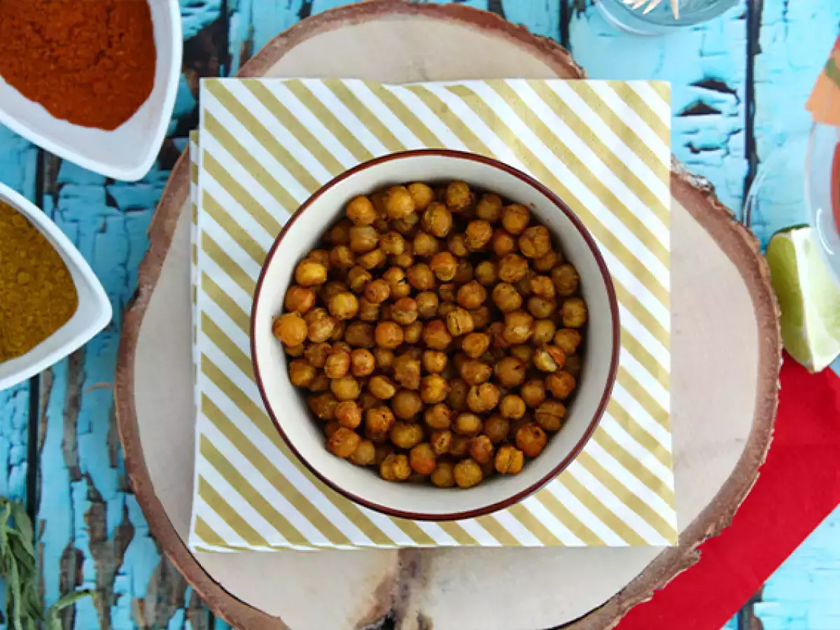 Uunissa paahdetut curry-kikherneet - kuva 3