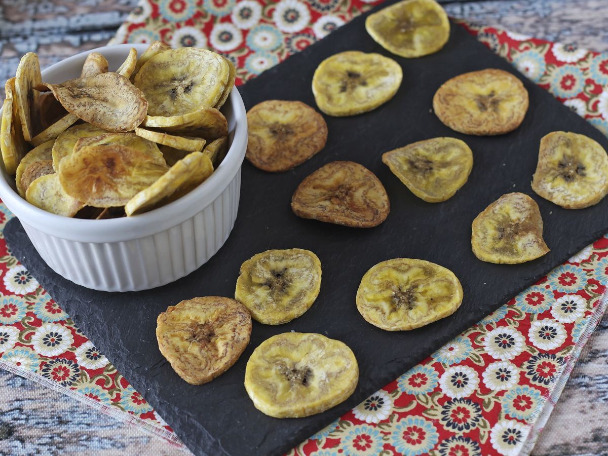 Uunissa paistetut plantain-lastut - kuva 2