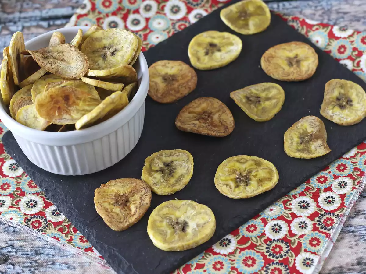 Uunissa paistetut plantain-lastut - kuva 2