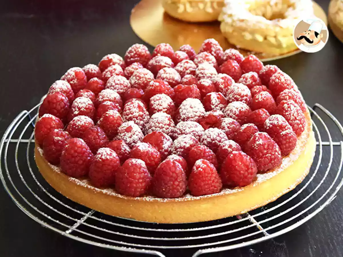 Vadelmatorttu (nopea ja helppo)