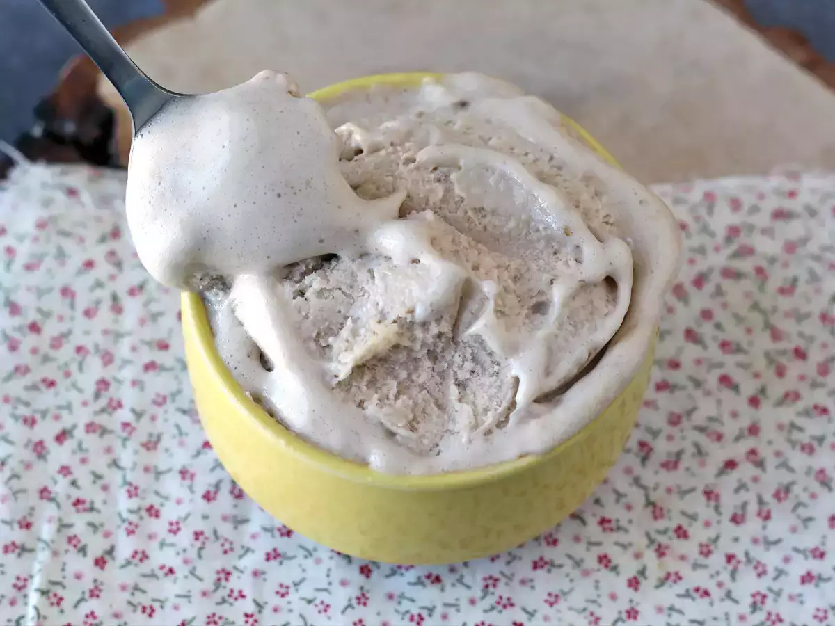 Vanilja herajäätelö, proteiinipitoista, nopeaa ja 3 ainesosalla! - kuva 5