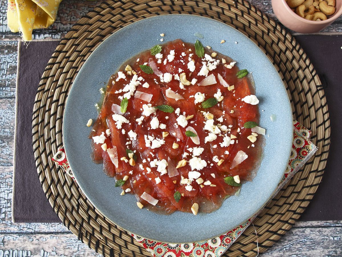 Vesimeloni Carpaccio: virkistävä kesäalkupala - kuva 2