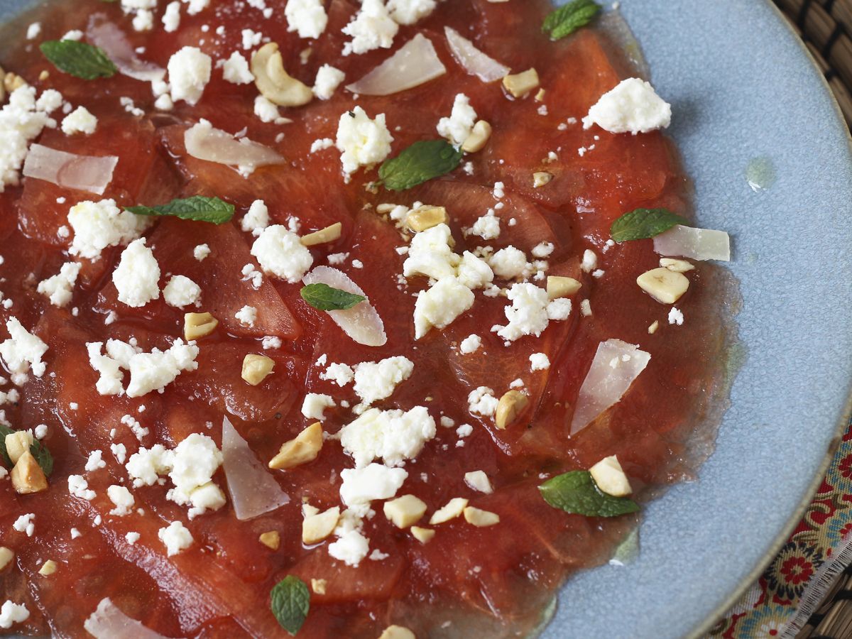 Vesimeloni Carpaccio: virkistävä kesäalkupala - kuva 3