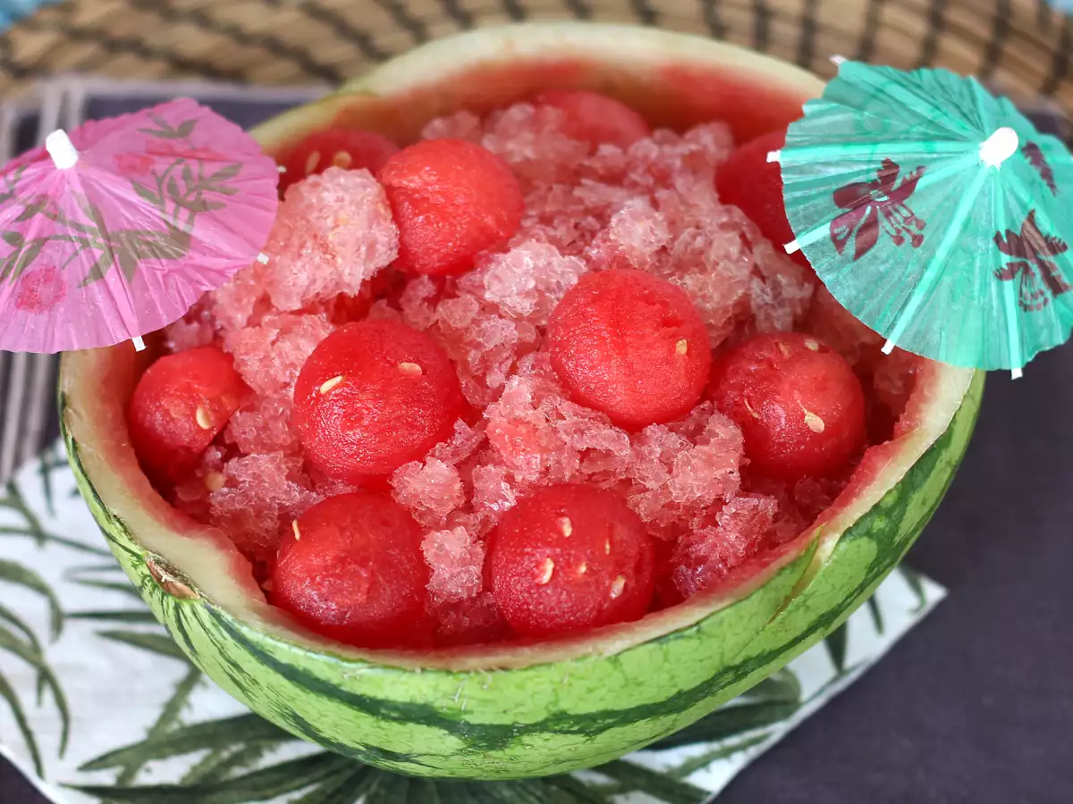 Vesimelonifrosé: superraikas granita-cocktail rosélla! - kuva 2