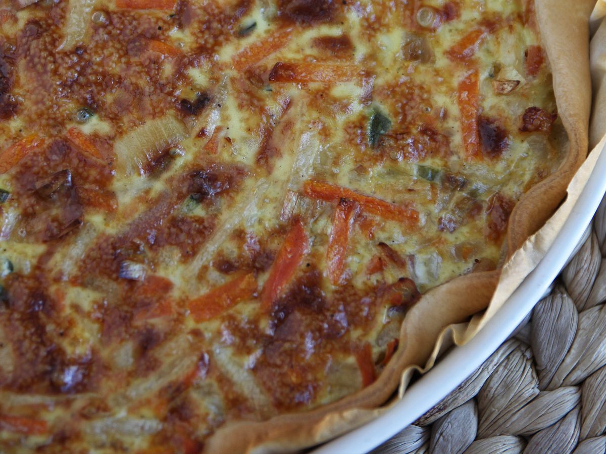 Vihannes- ja pekoniquiche, jota kaikki rakastavat! - kuva 2