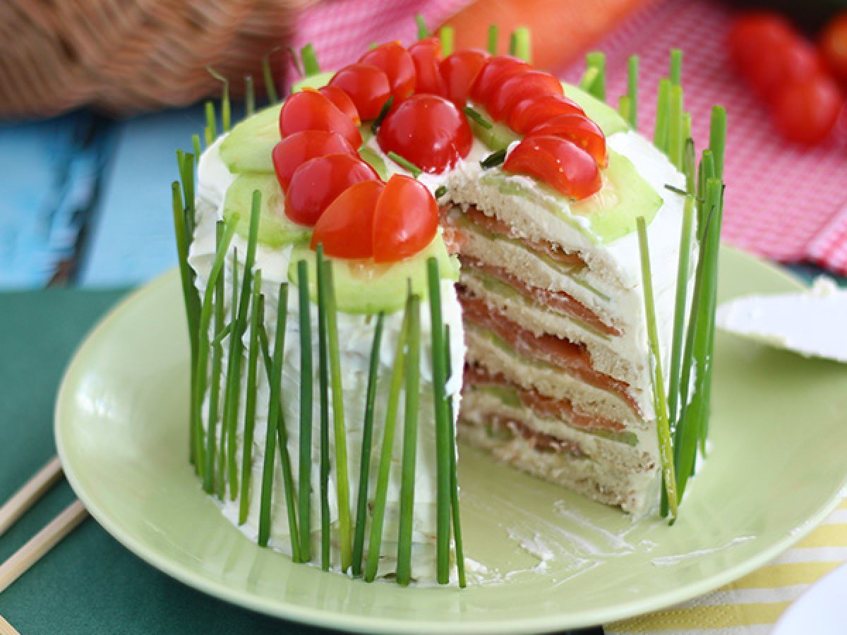 Voileipäkakku, raikas aperitiivikakku - kuva 2