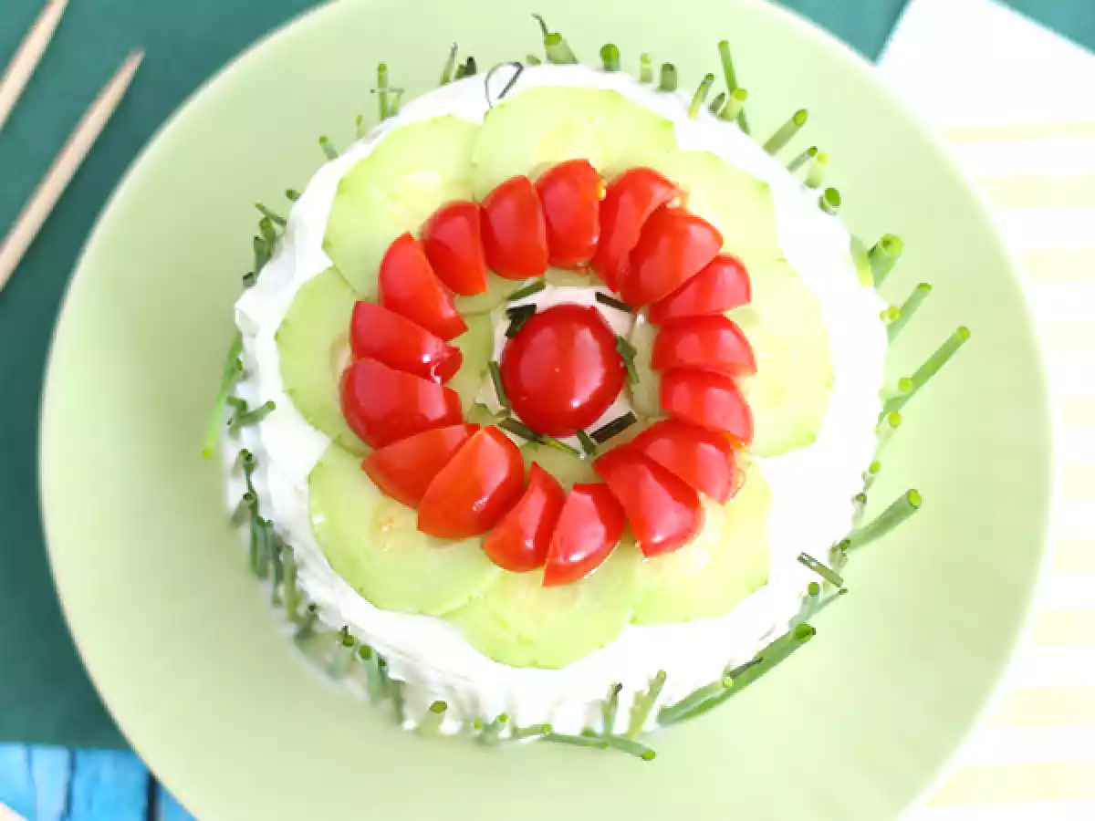 Voileipäkakku, raikas aperitiivikakku - kuva 3